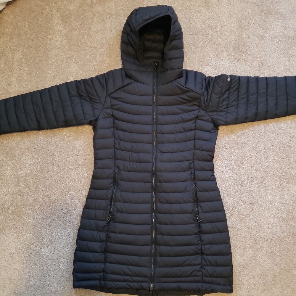 Columbia Long Black Coat